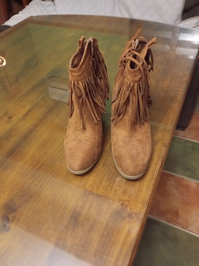 Botines con poco uso