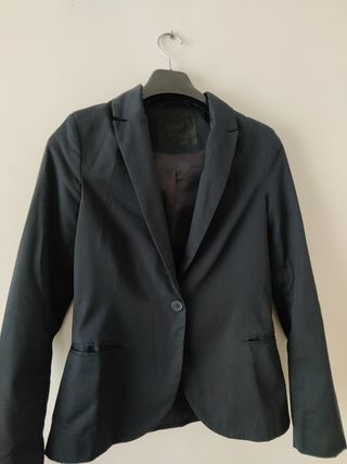 Blazer azul marino Stradivarius Talla S