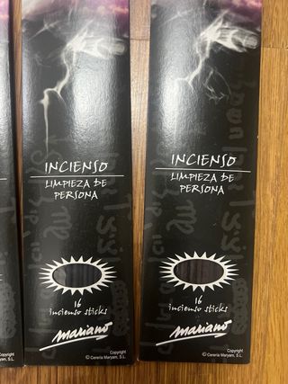 Incienso limpieza de personas