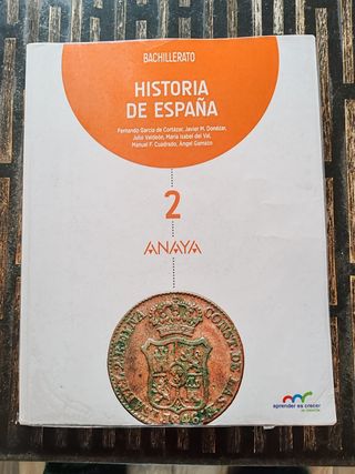 Libro de Historia de España 2 Bach