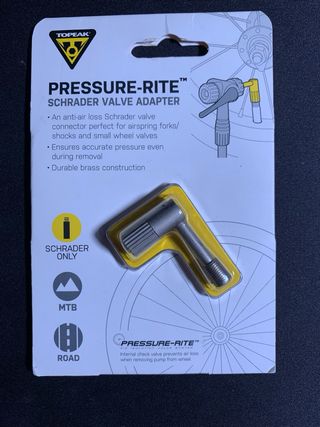 Topeak Pressure-rite schrader adaptador de válvula