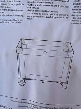 Corral cuna ideal para viajar