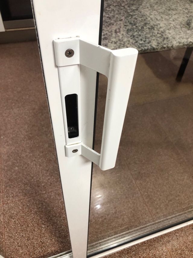 Parconera de alumnio - doble cristal