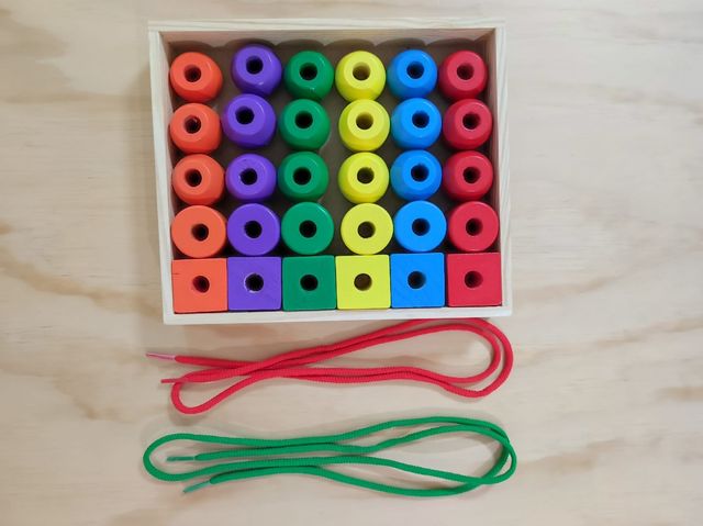 Cuentas Primarias madera. Melissa & Doug