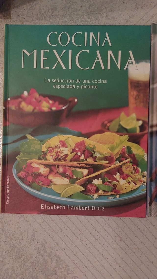 Libros de cocina exotica chiná, japonesa y mejic