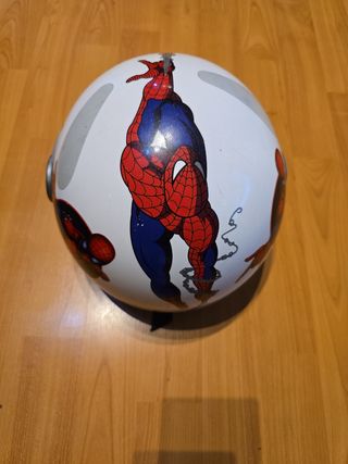 Casco moto spiderman
