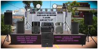 ALQUILER DE SONIDO Y LUCES 640687207