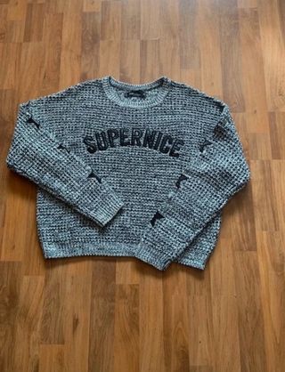 Jersey lana gris