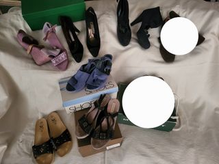 Lote 6 pares zapatos mujer talla 39