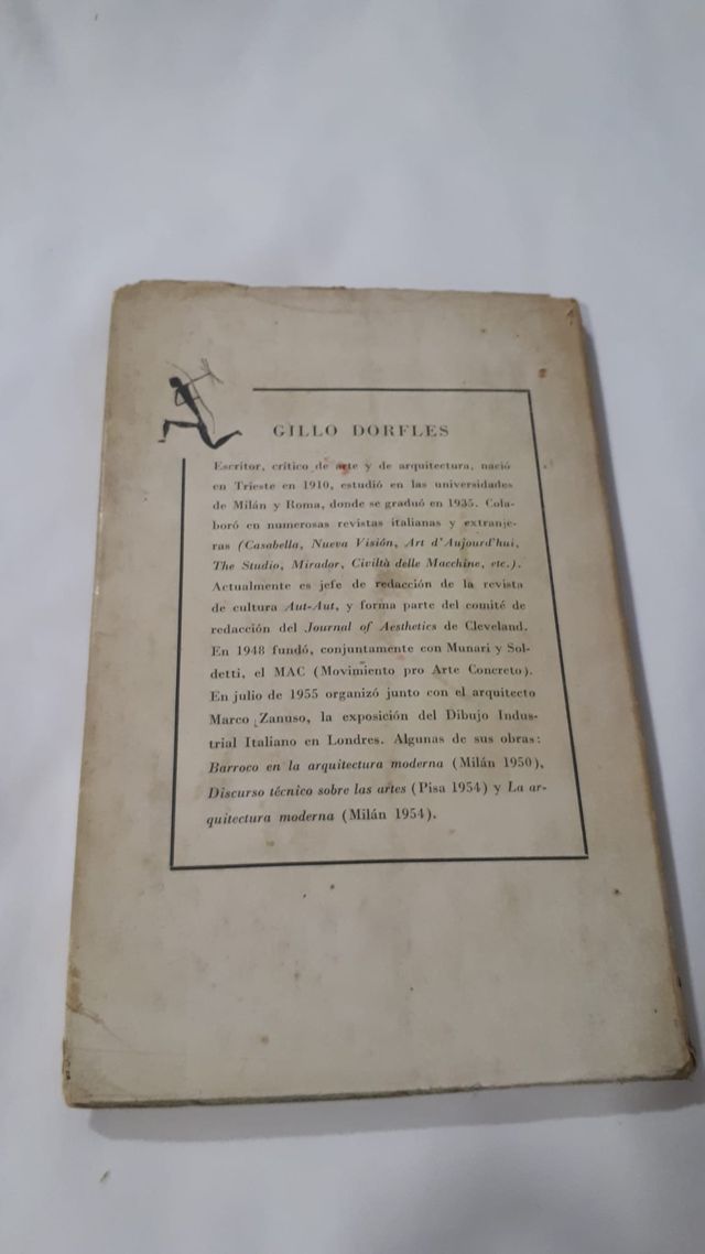 Arquitectura moderna.Gillo Dorfles.
