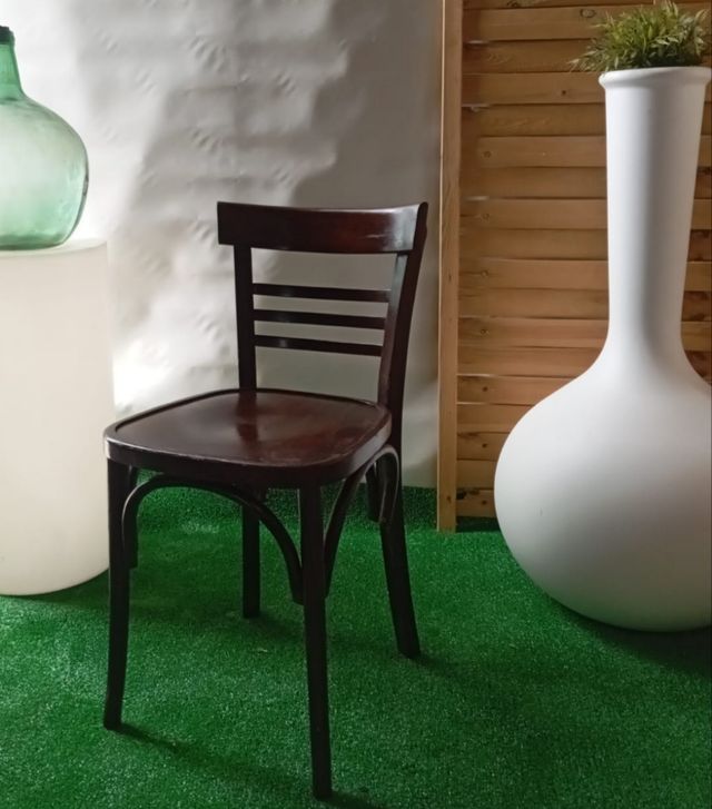 Silla hostelería de madera de haya 