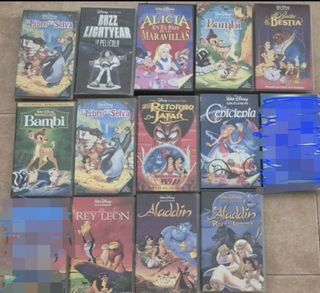 Lote 12 películas VHS Disney