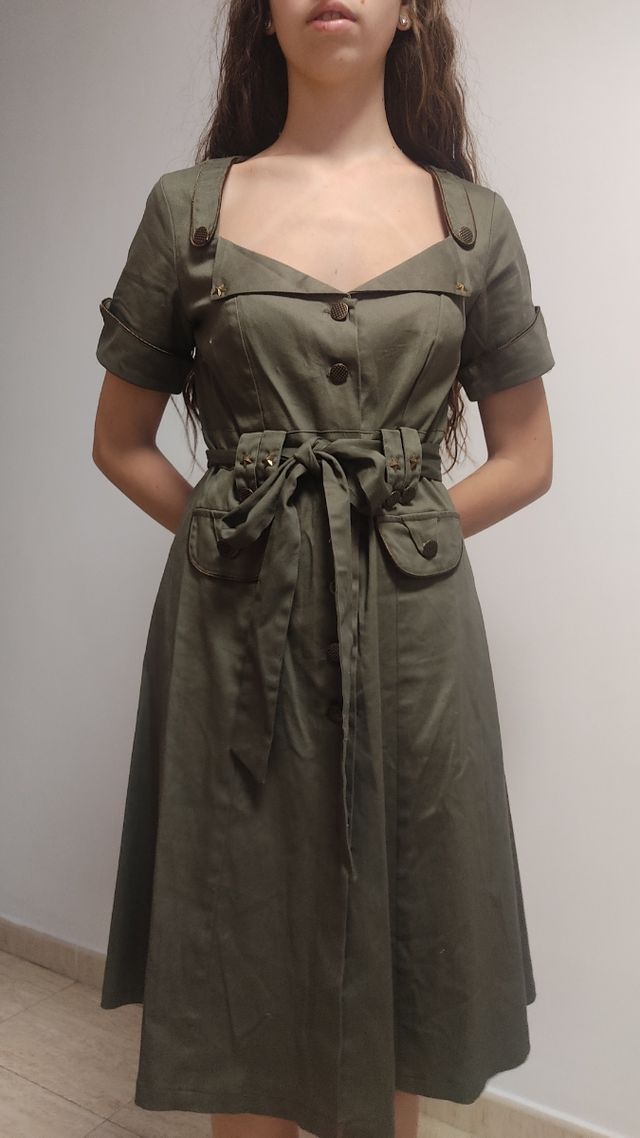 Vestido aviadora pin up