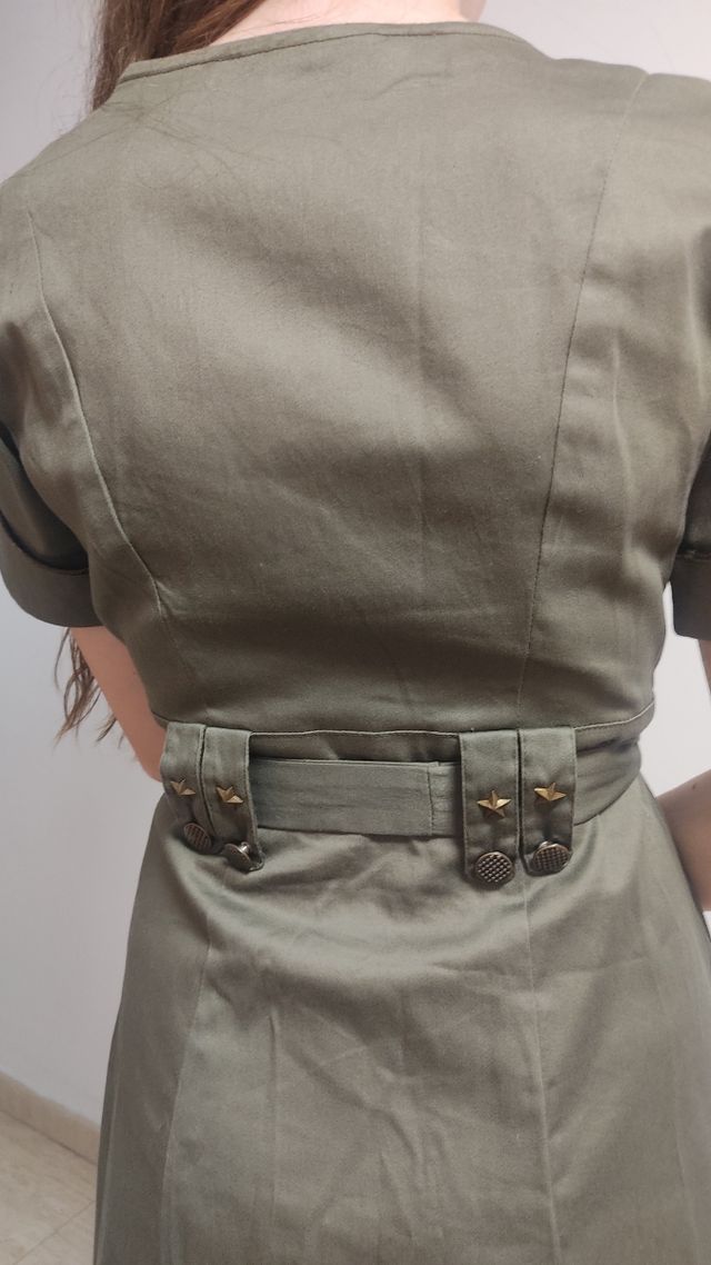 Vestido aviadora pin up