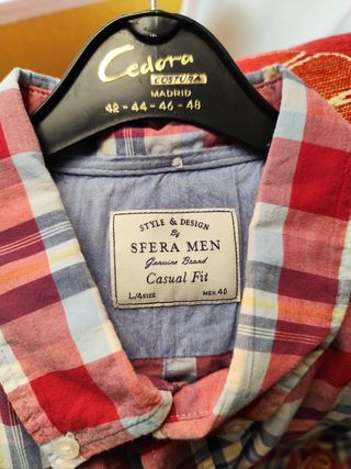Camisa Cuadros Sfera 