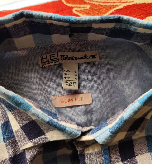 Camisa Cuadros Mango