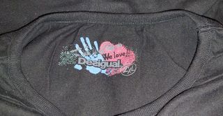 Camiseta negra Desigual manga larga