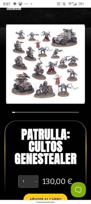 patrulla cultos genestealer sellada