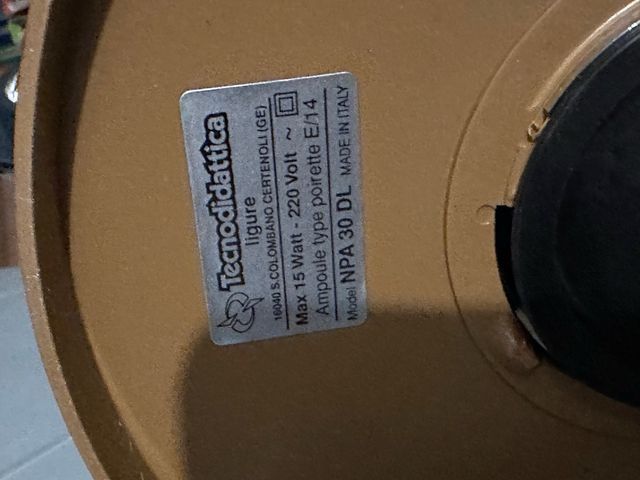 Mappamondo luminoso vintage