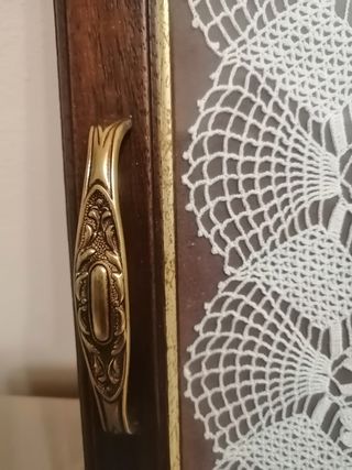 Vassoio cornice in legno fatto a mano
