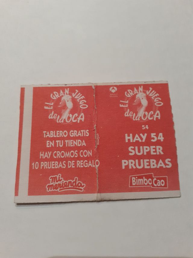 Cromos El gran Juego de la Oca BimboCao