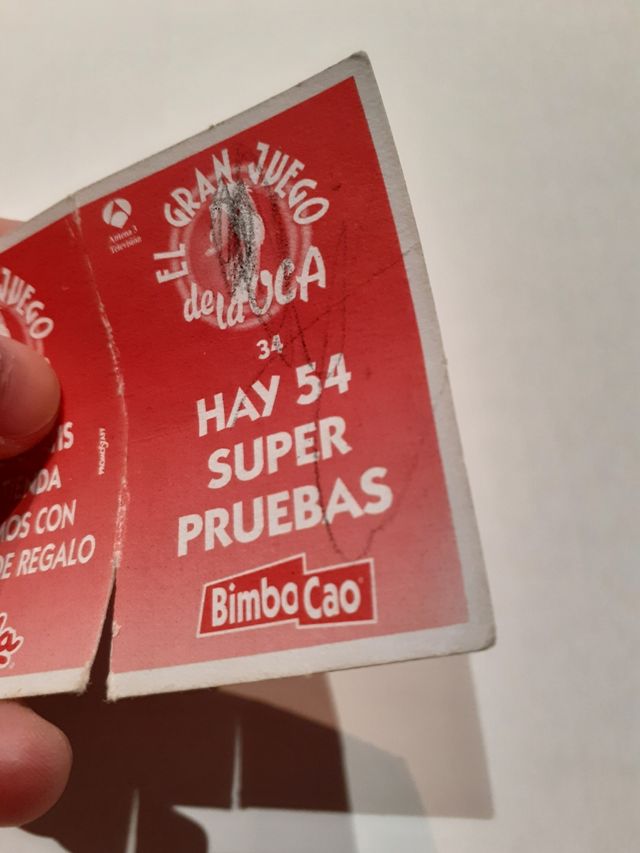 Cromos El gran Juego de la Oca BimboCao