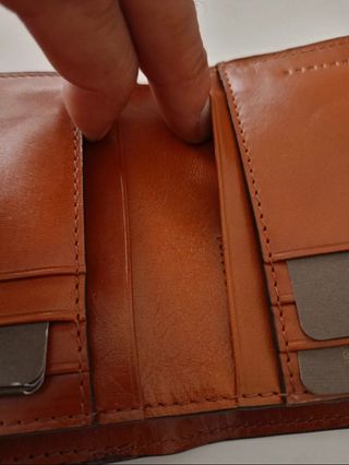 The Bridge Leda RFID Monedero Cognac NEW. Original
