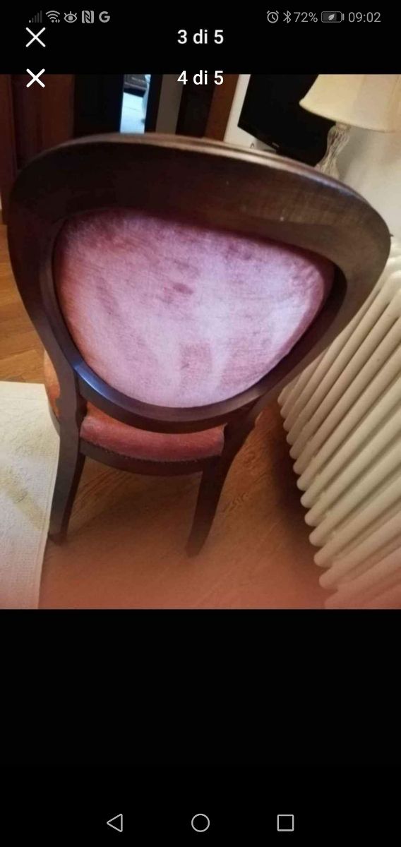 Coppia poltroncine artigianali anni '80