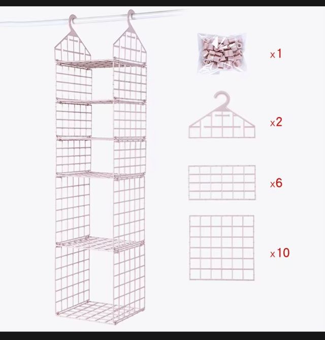 Organizador de armario desmontable