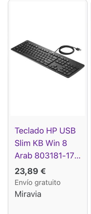 Teclado HP