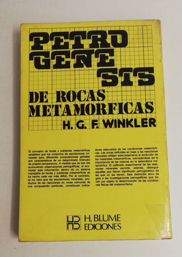Petrogénesis de rocas metamórficas.