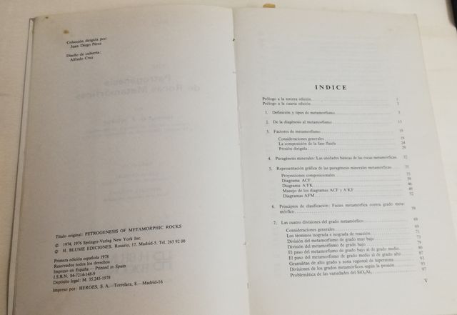 Petrogénesis de rocas metamórficas.