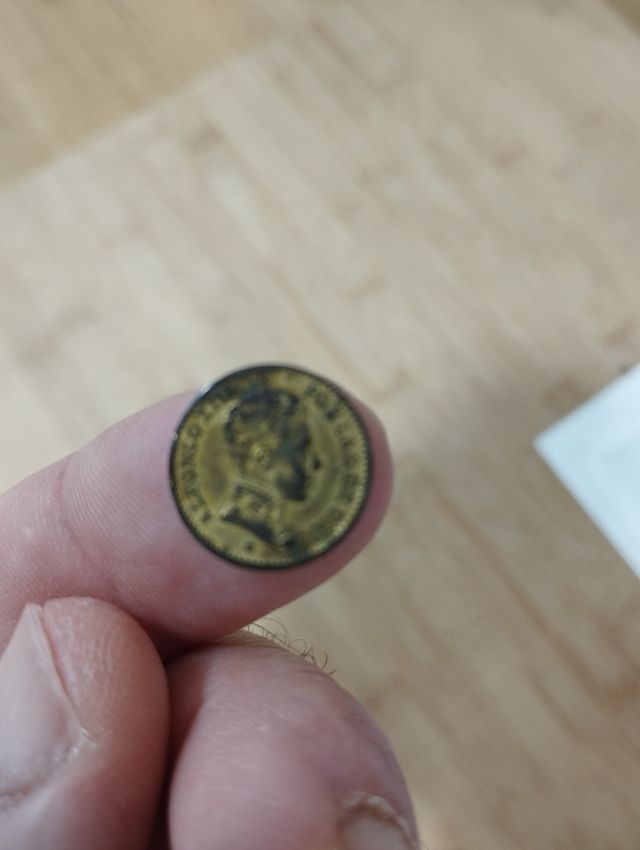 Moneda. 1 céntimo. 1906. Alfonso XIII.