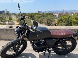 Cafe Racer Mutt Akita All Black 125cc