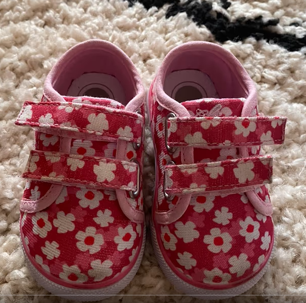 Scarpe chicco fuchsia flowers