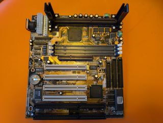 PLACA BASE pentium SLOT 1 FORMATO BABY AT (LEER!)