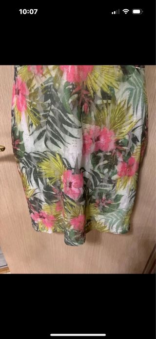Vestito corto pizzo e fiori GUESS