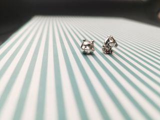Lote de asno y de Winnie de pooh plata