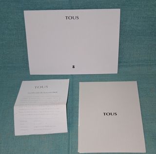 BOLSA TOUS TELA CON CERTIFICADO AUTENTICIDAD 