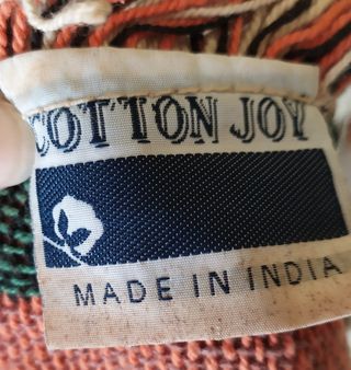 copri poltrona o tappeto vintage originale indiano