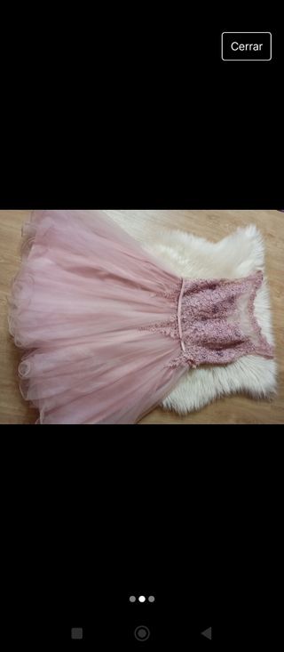 Vestido pedreria
