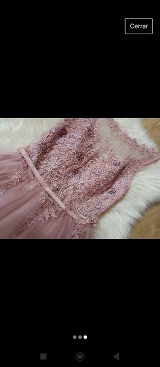 Vestido pedreria