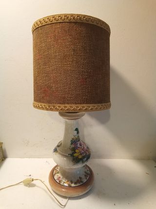 Lampada da tavolo artistica vintage