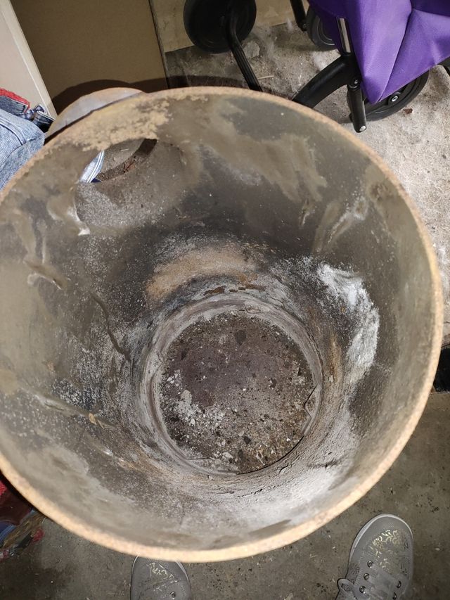 Estufa de carbon y leña