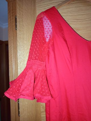 Traje de flamenca rojo