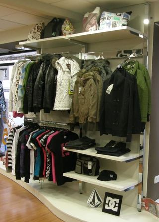 Barras exposición para tienda