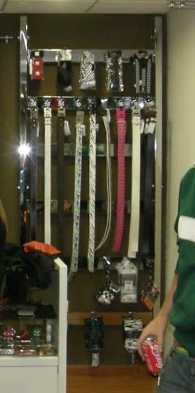 Barras exposición para tienda