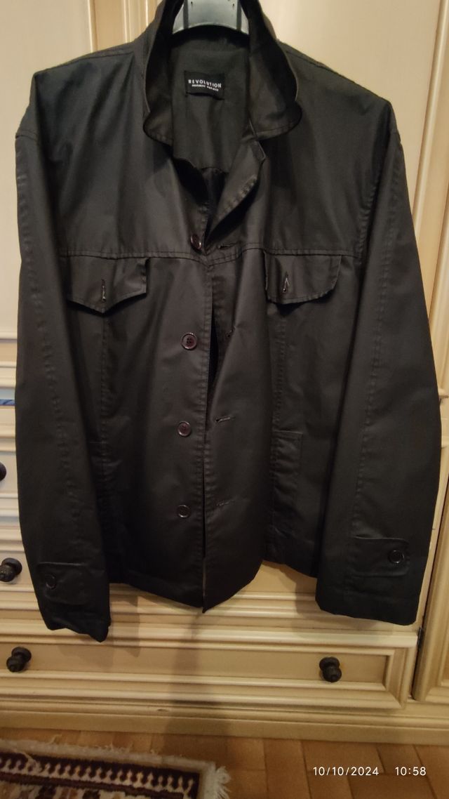 Giubbotto da uomo nero