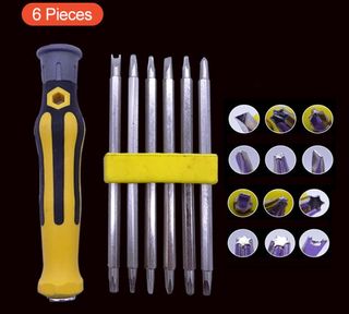 Destornillador para varias formas de tornillo