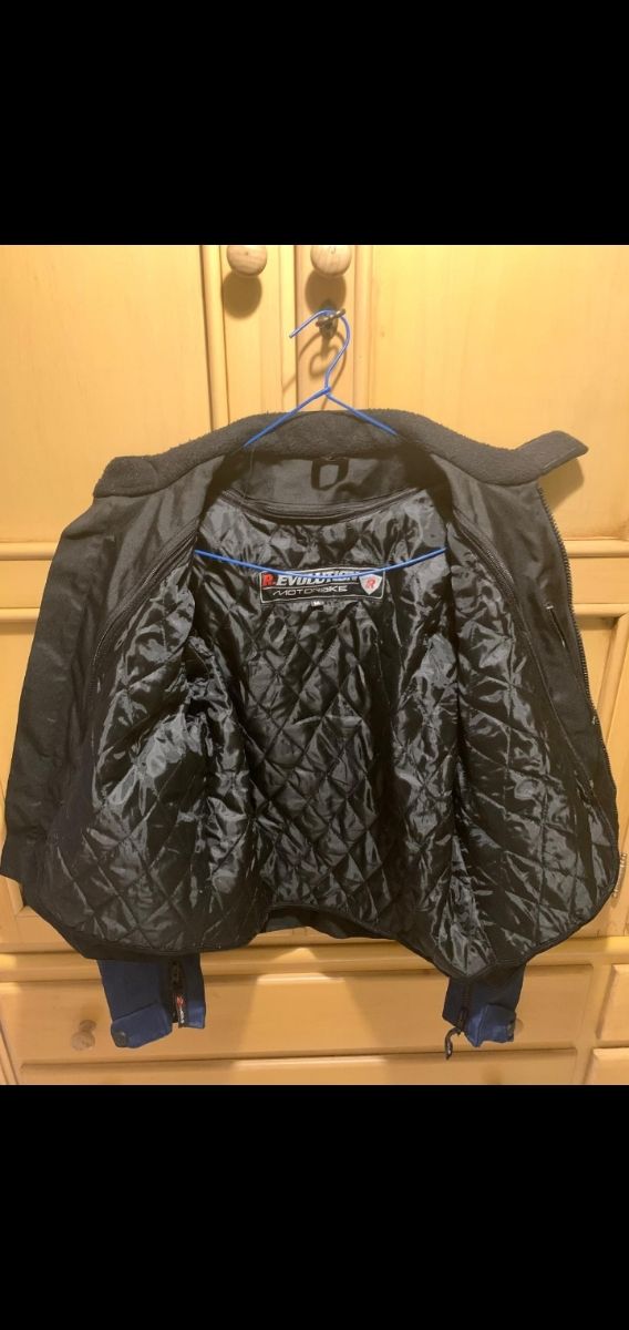 Cazadora motera hombre